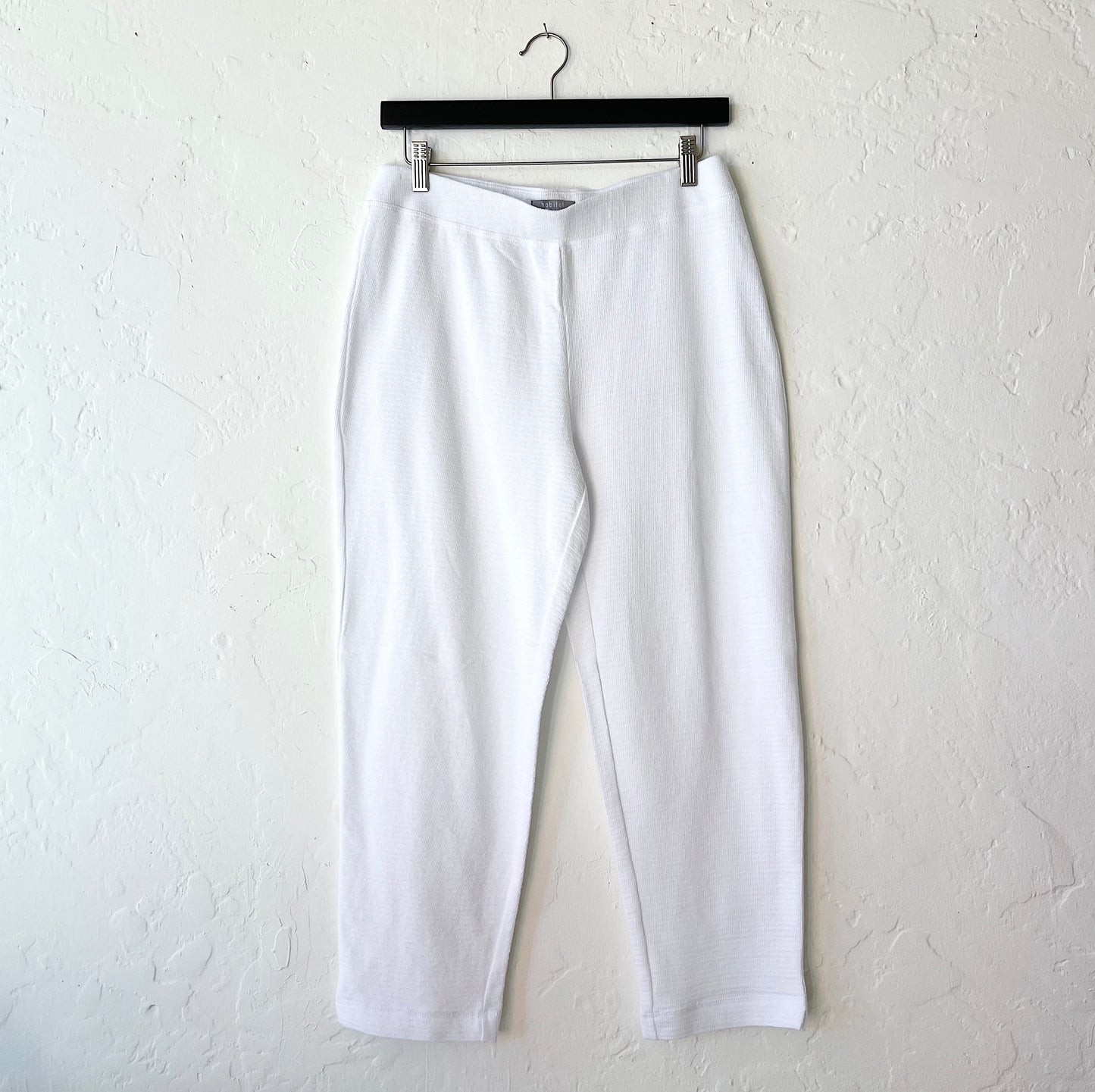 Weekend Terry Easy Capri in White